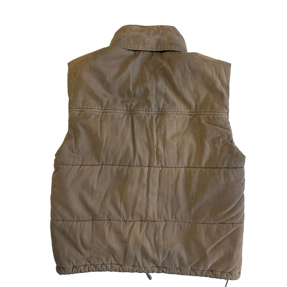 A.P.C. Puffer Vest Brown Workwear Hood Size 2 Men's - Picture 9 of 10